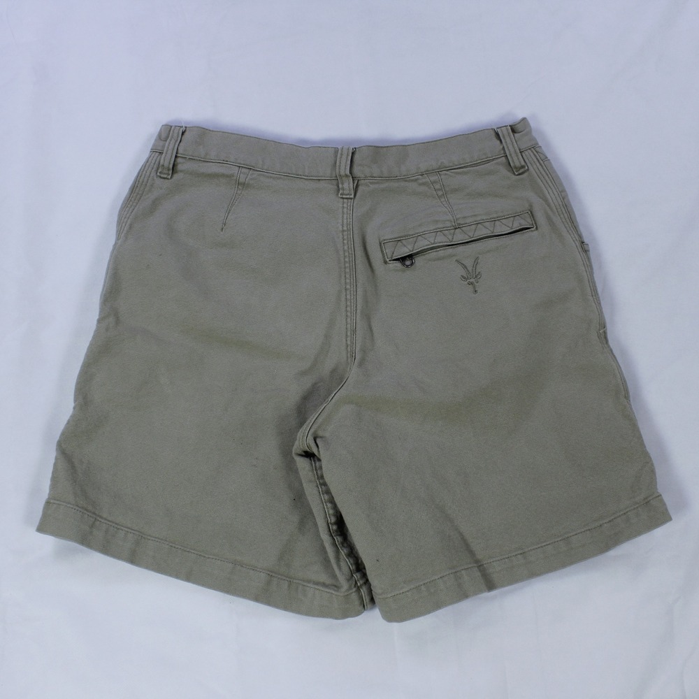 Ibex Vintage High-Waisted Canvas Cotton Shorts for Women, Size 8 - Picture 2 of 6